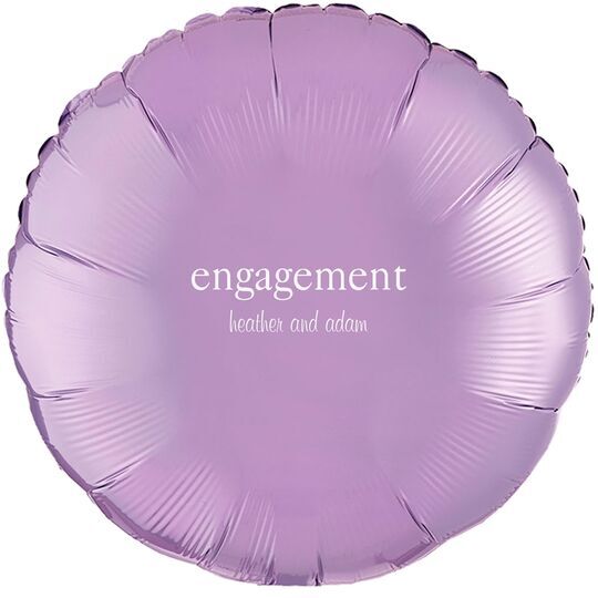 Big Word Engagement Mylar Balloons